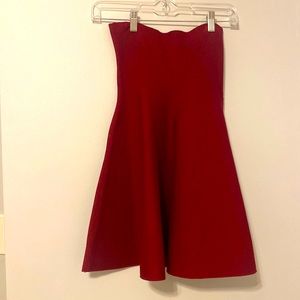 Mia Mod womens flarey skirt. Deep maroon color size S